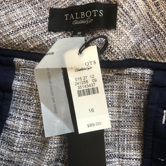 Talbot Crop Pant Size 16 NWT‎ - Picture 3 of 5